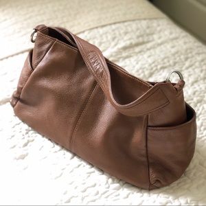 EUC HOBO International Caramel Shoulder Bag